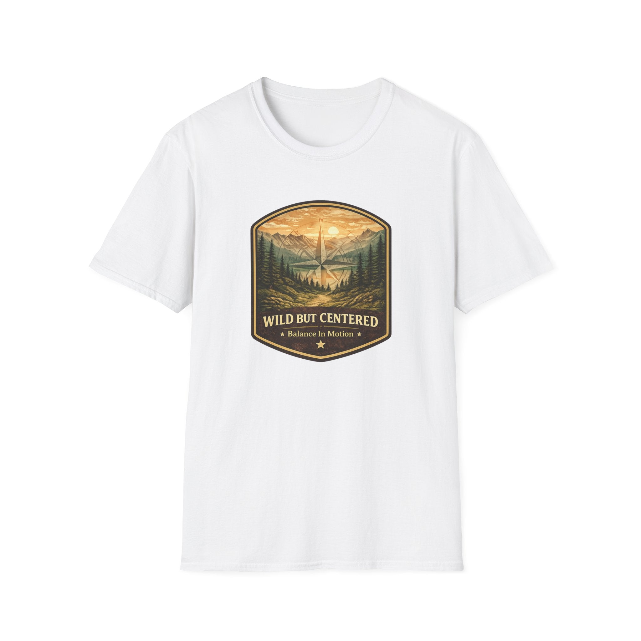 Wild But Centered Mountain Tee