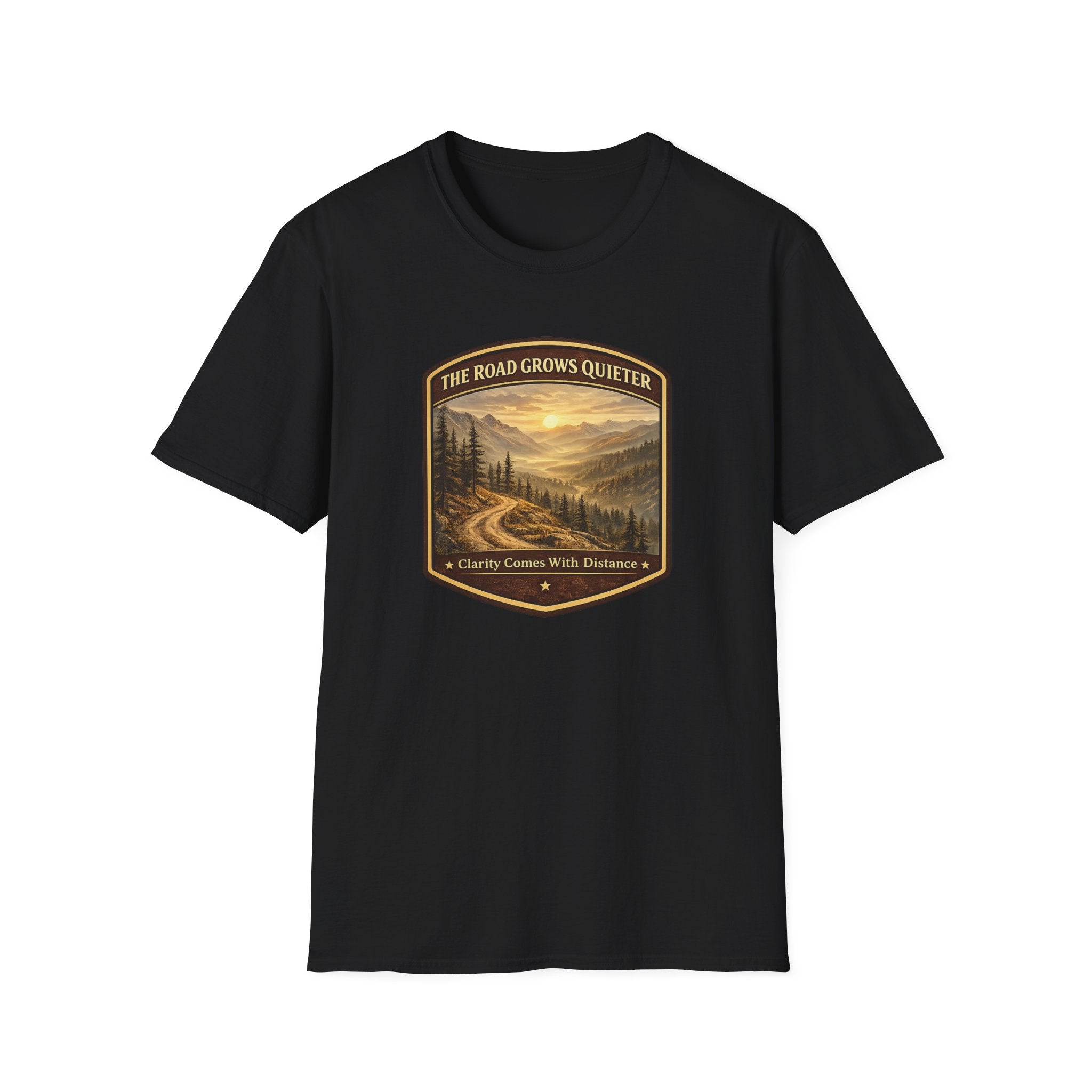 "The Road Grows Quieter" Heritage Badge Tee