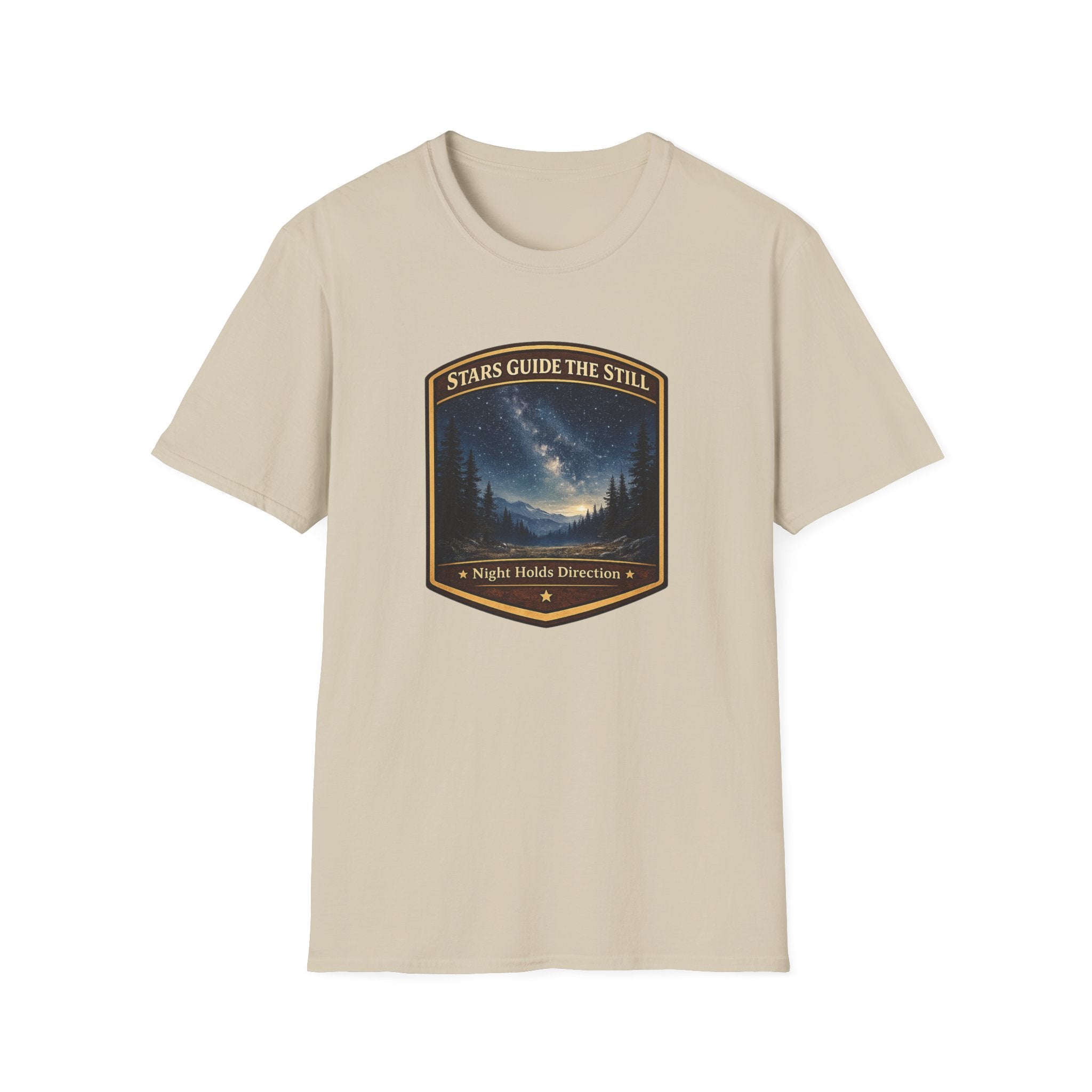 "Skies Guide The Still" Heritage Badge Tee