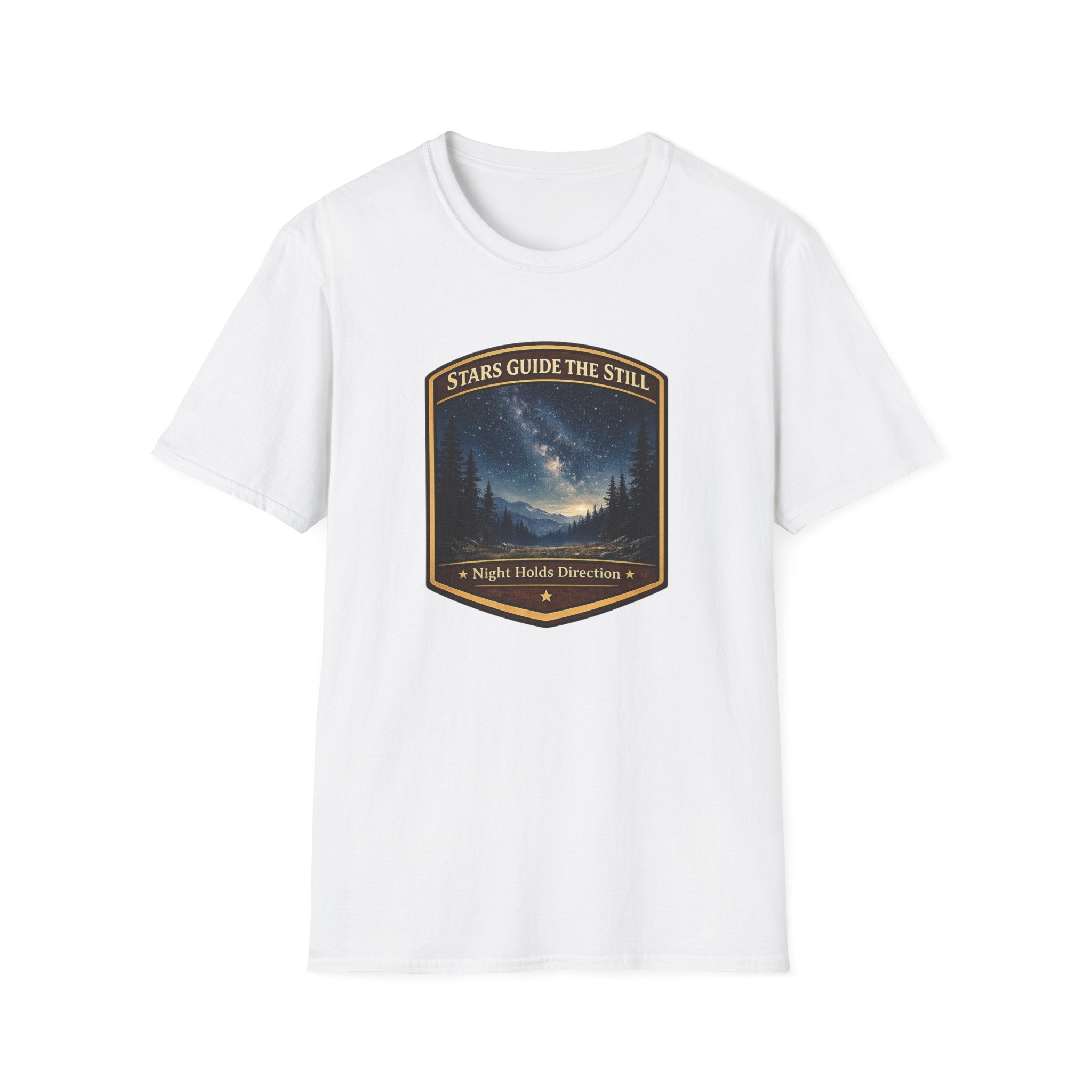 "Skies Guide The Still" Heritage Badge Tee