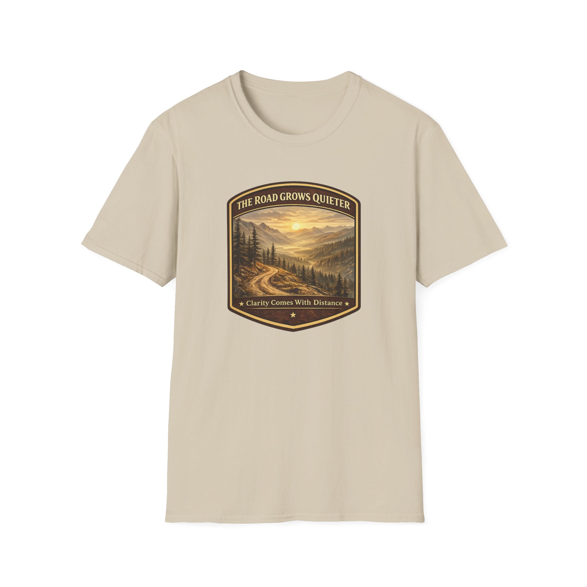 "The Road Grows Quieter" Heritage Badge Tee