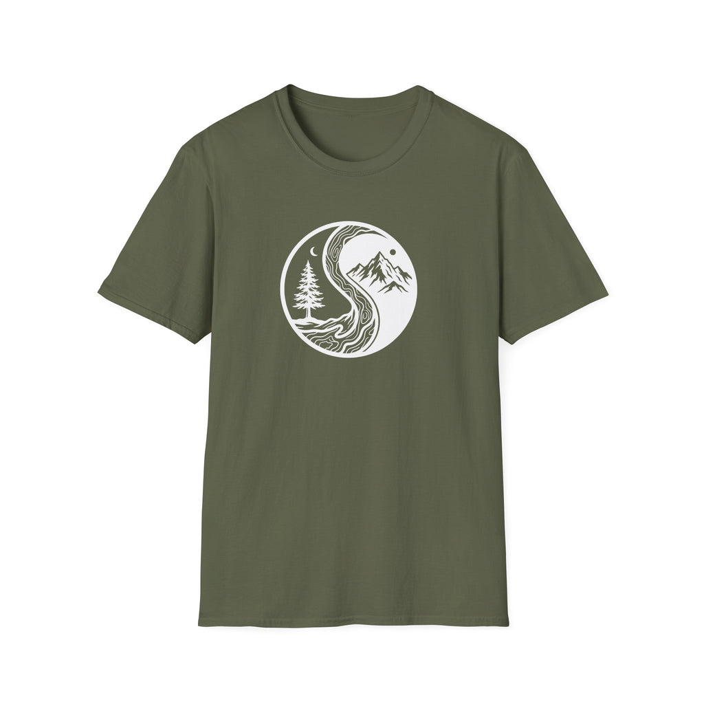 Yin Yang Tree & Mountain Tee