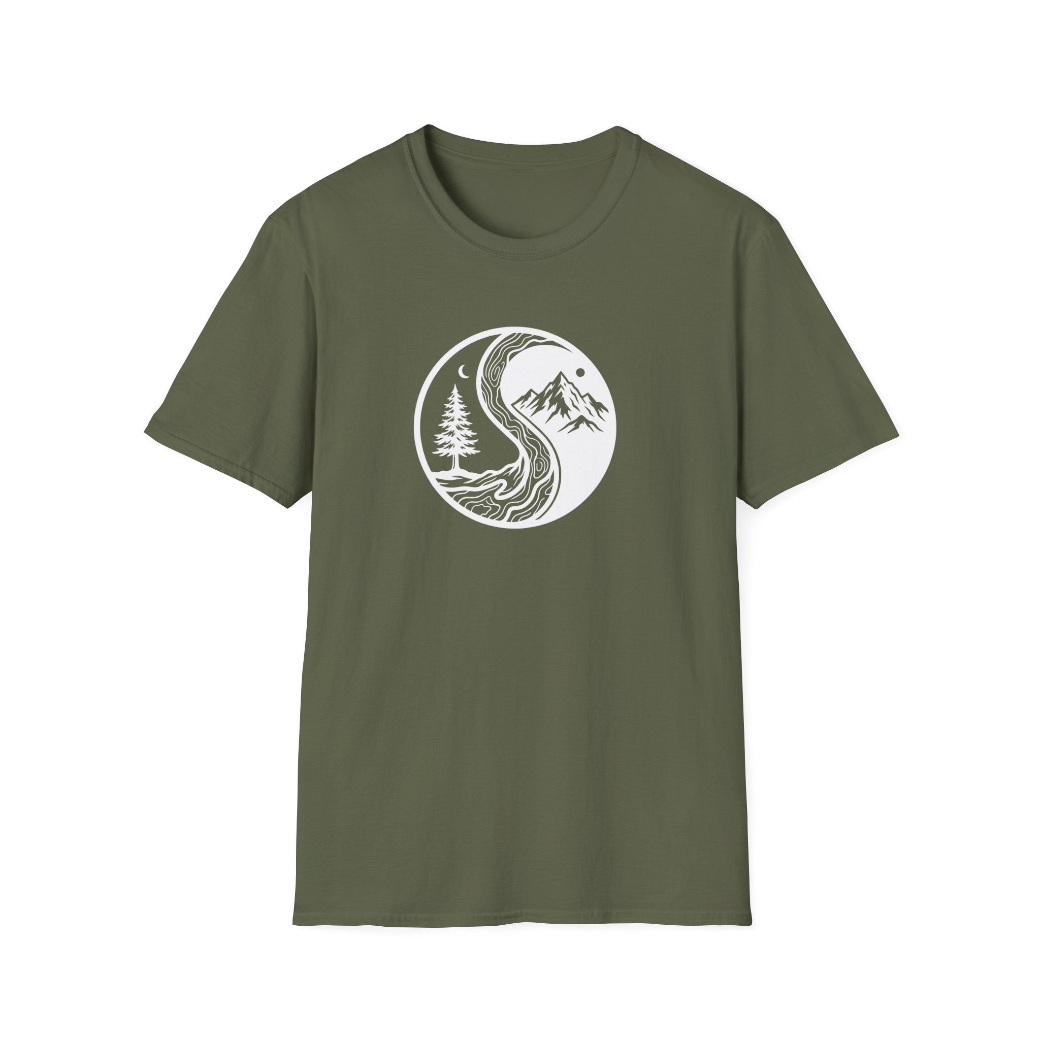 Yin Yang Tree & Mountain Tee