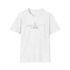 Meditation Pose with Morse Code Tee