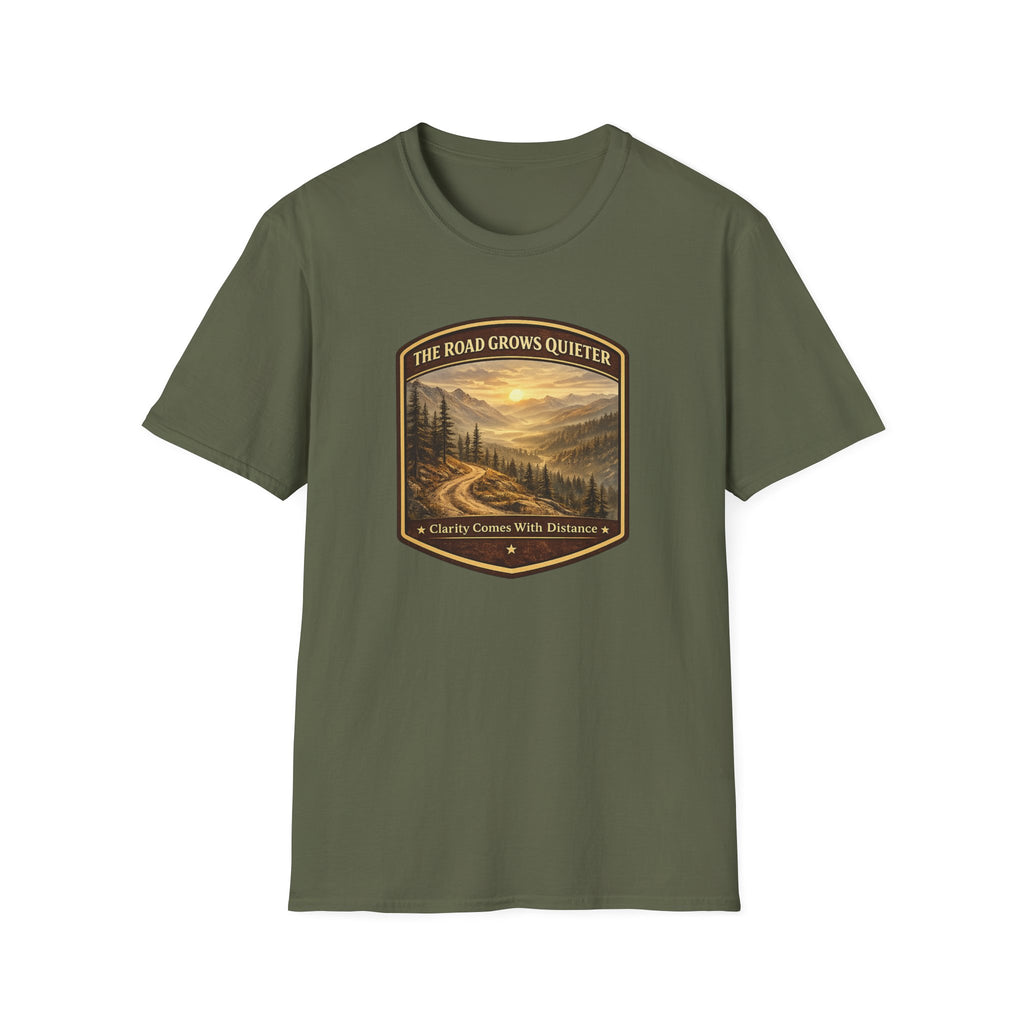 "The Road Grows Quieter" Heritage Badge Tee