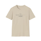Meditation Pose with Morse Code Tee