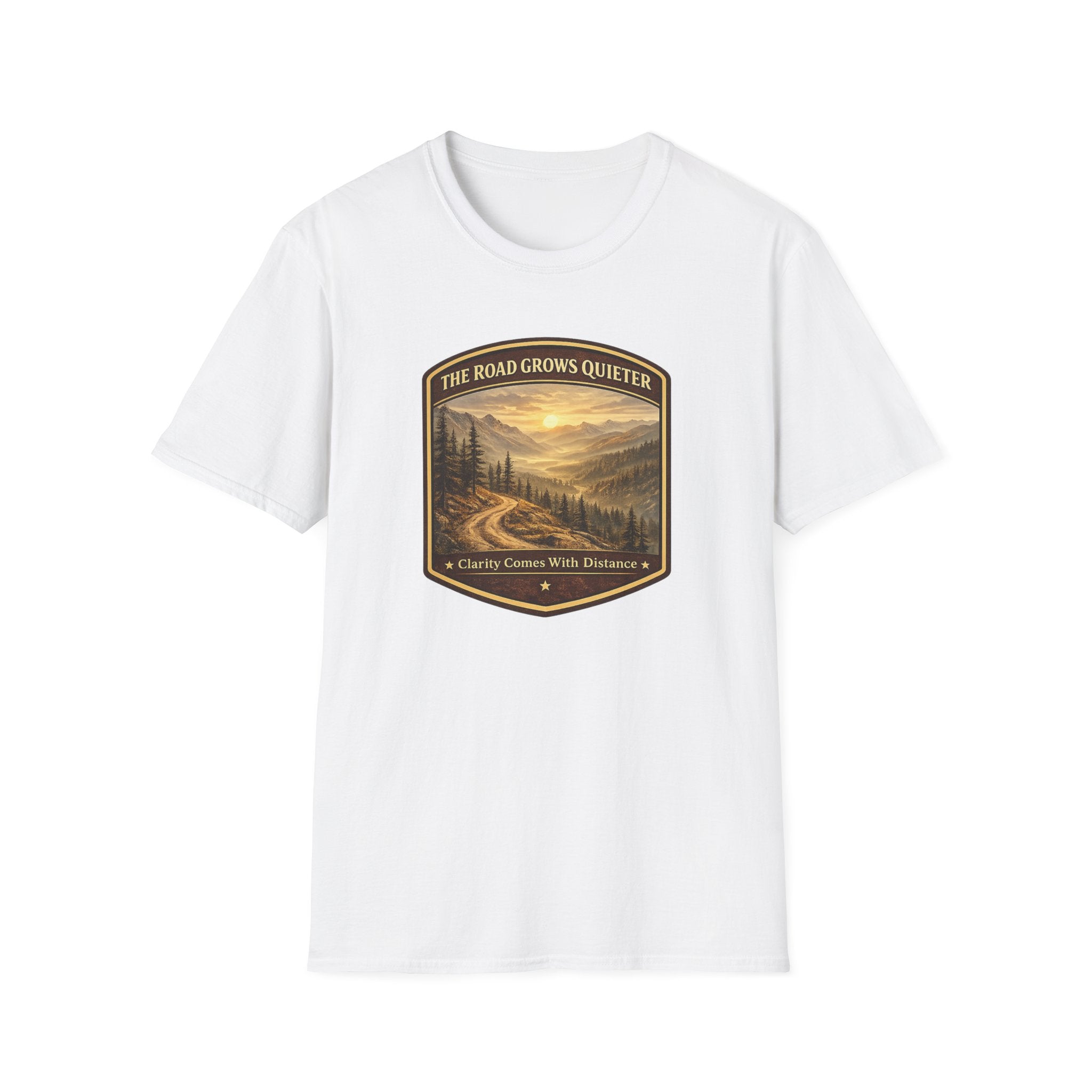 "The Road Grows Quieter" Heritage Badge Tee