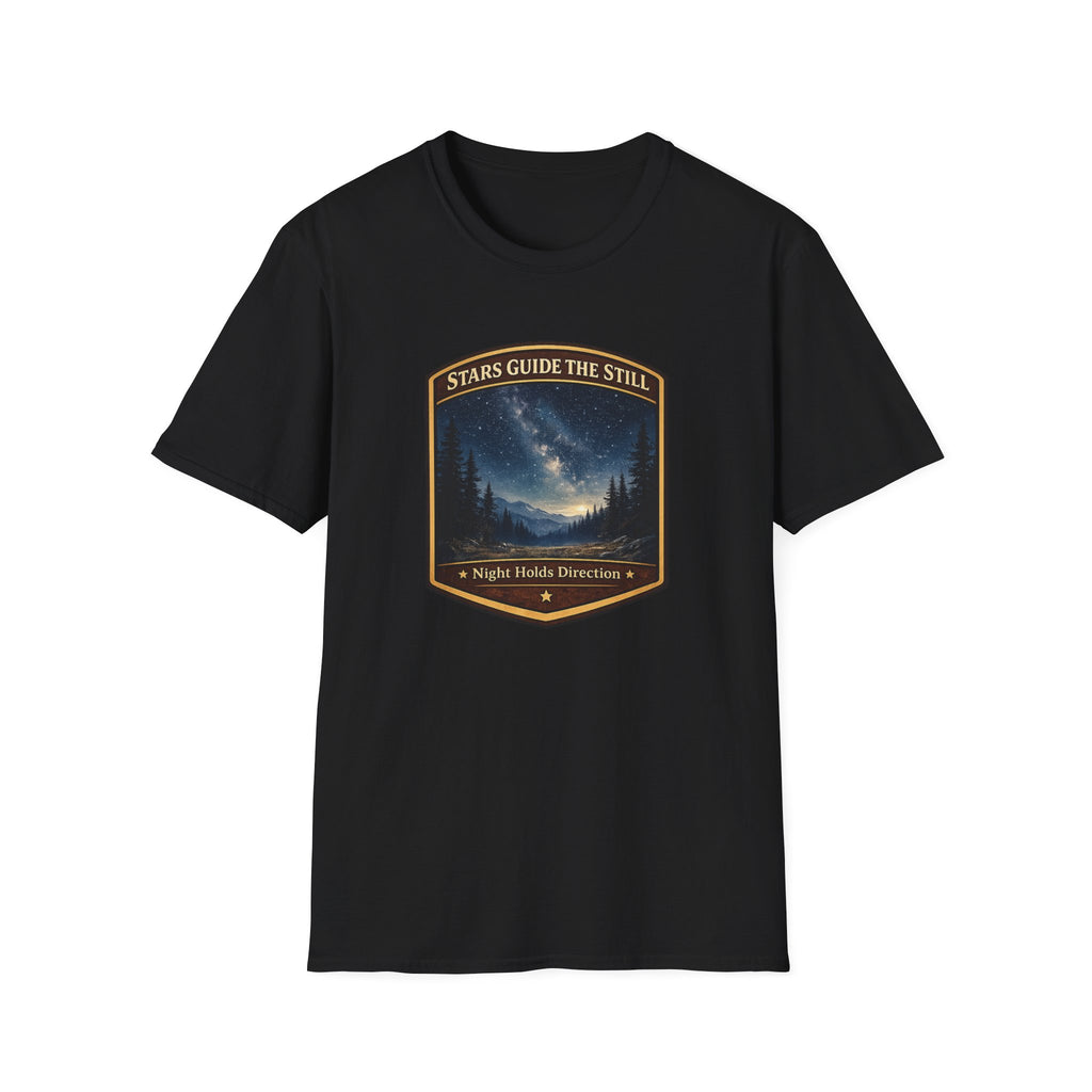 "Skies Guide The Still" Heritage Badge Tee