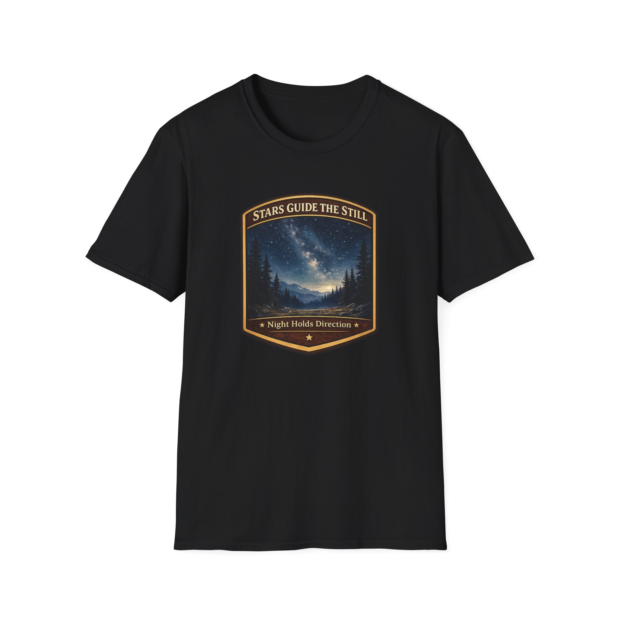"Skies Guide The Still" Heritage Badge Tee