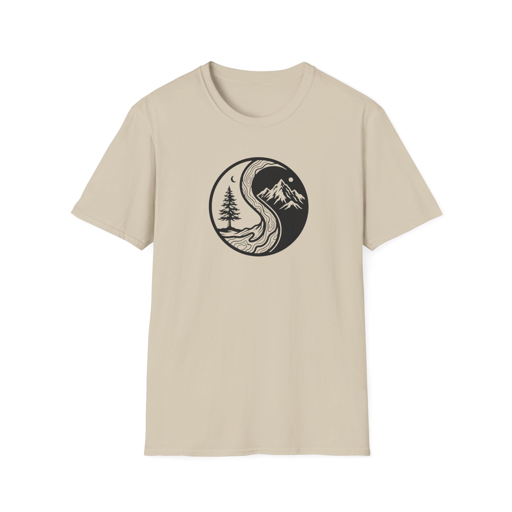 Yin Yang Tree & Mountain Tee