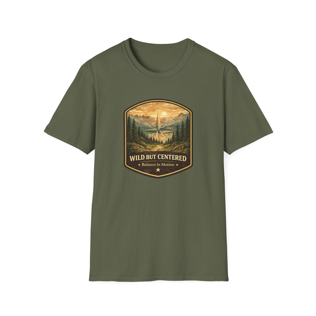 Wild But Centered Mountain Tee