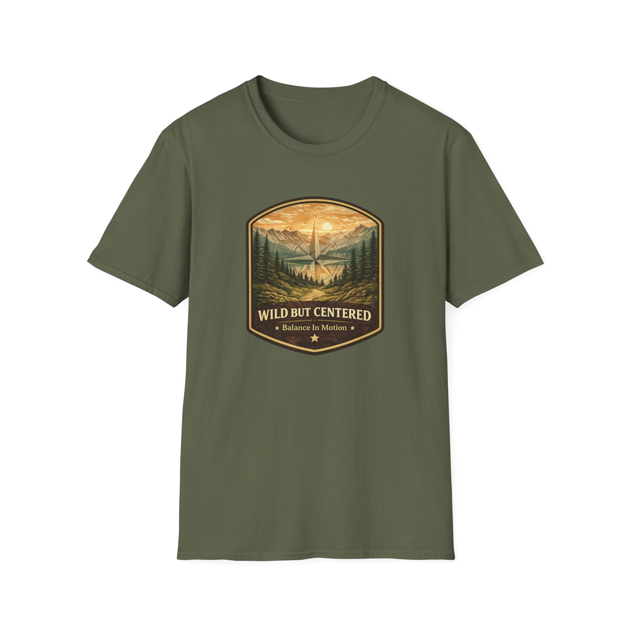 Wild But Centered Mountain Tee