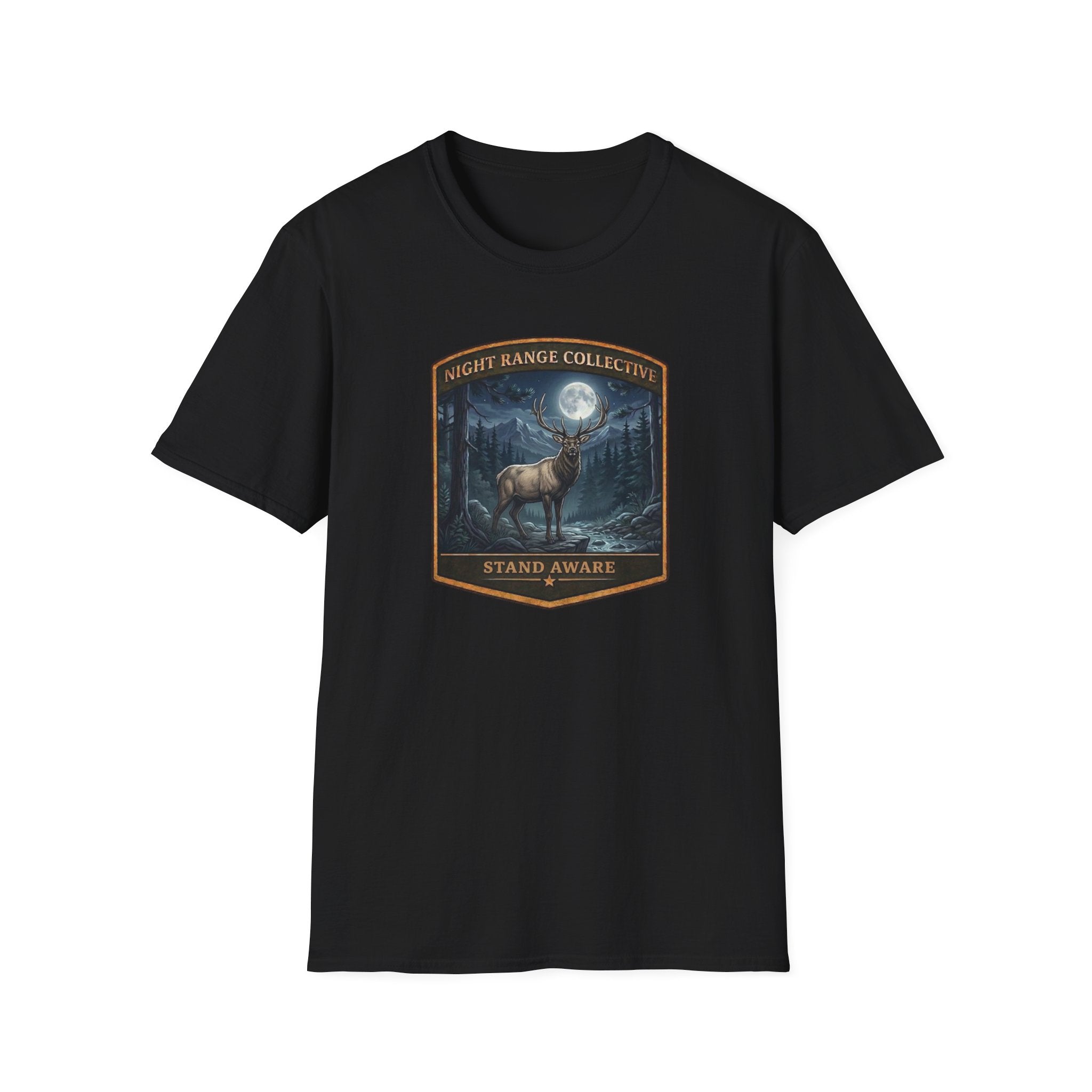 Elk-Stand Aware Badge Tee