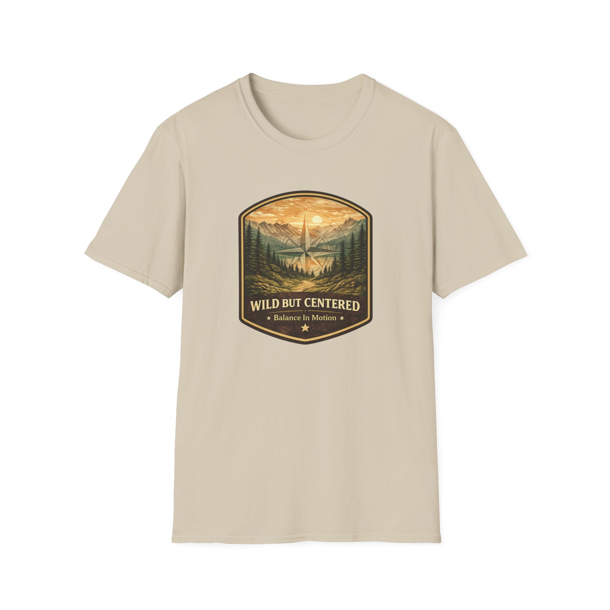 Wild But Centered Mountain Tee