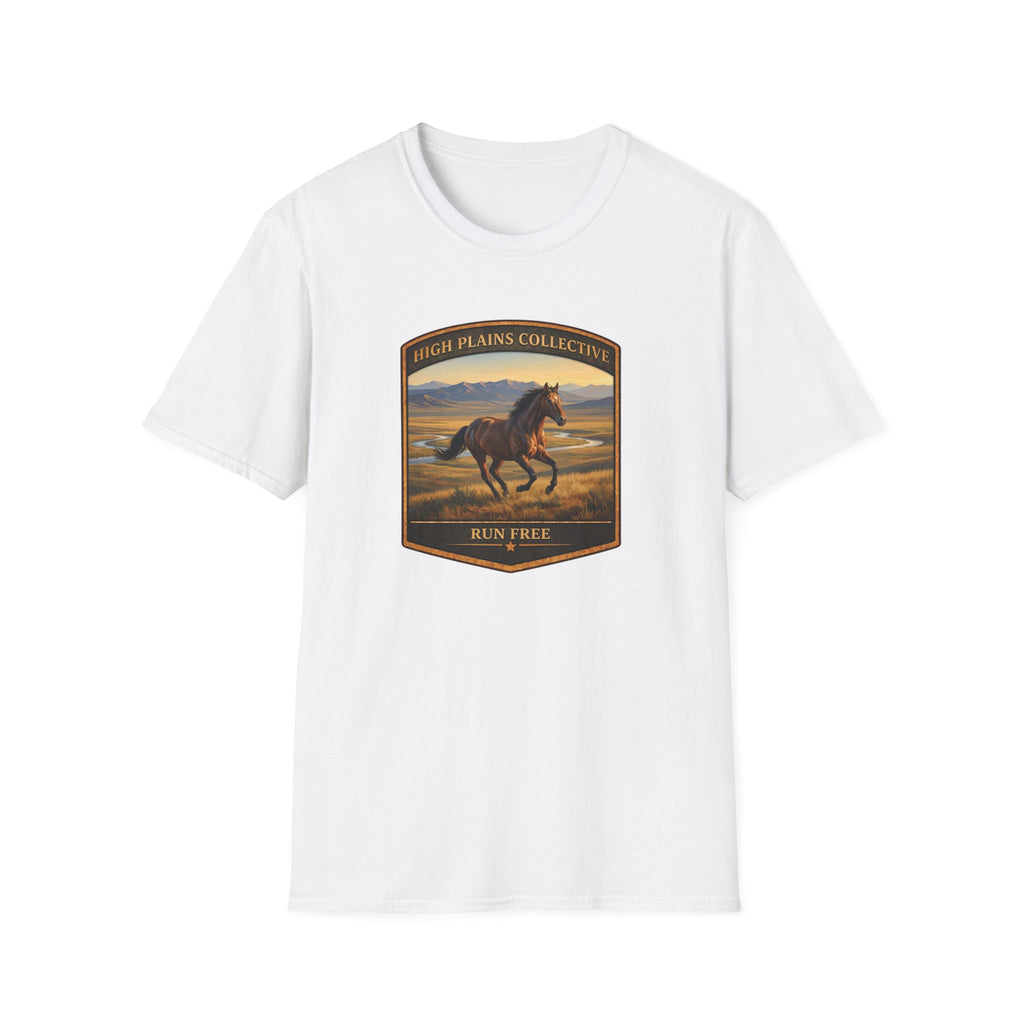 Horse-Run Free Badge Tee